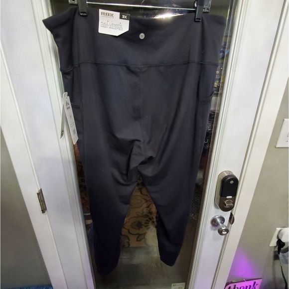 RBX Tech Flex Compression Active Power Hold High Waist Athletic Leggings Plus 2X - Picture 8 of 13